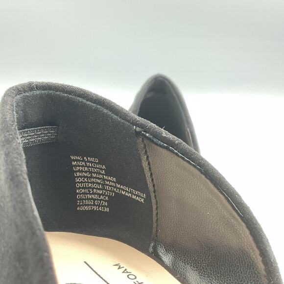 NEW Apt 9 Women’s Oslynn Studded Pointed D’Orsay Pumps Black Size 6 - Picture 5 of 10